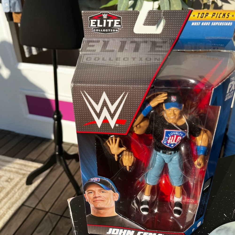 John Cena action Figure, New, Damaged box